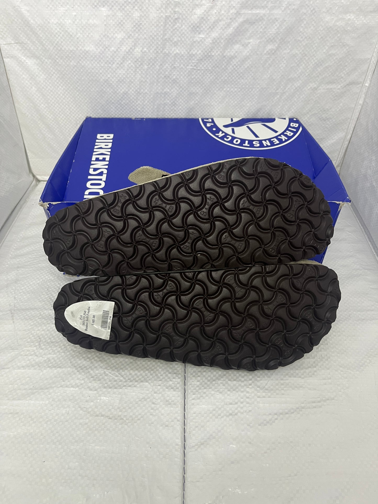 Birkenstock Boston ‘Taupe’ Narrow Toe