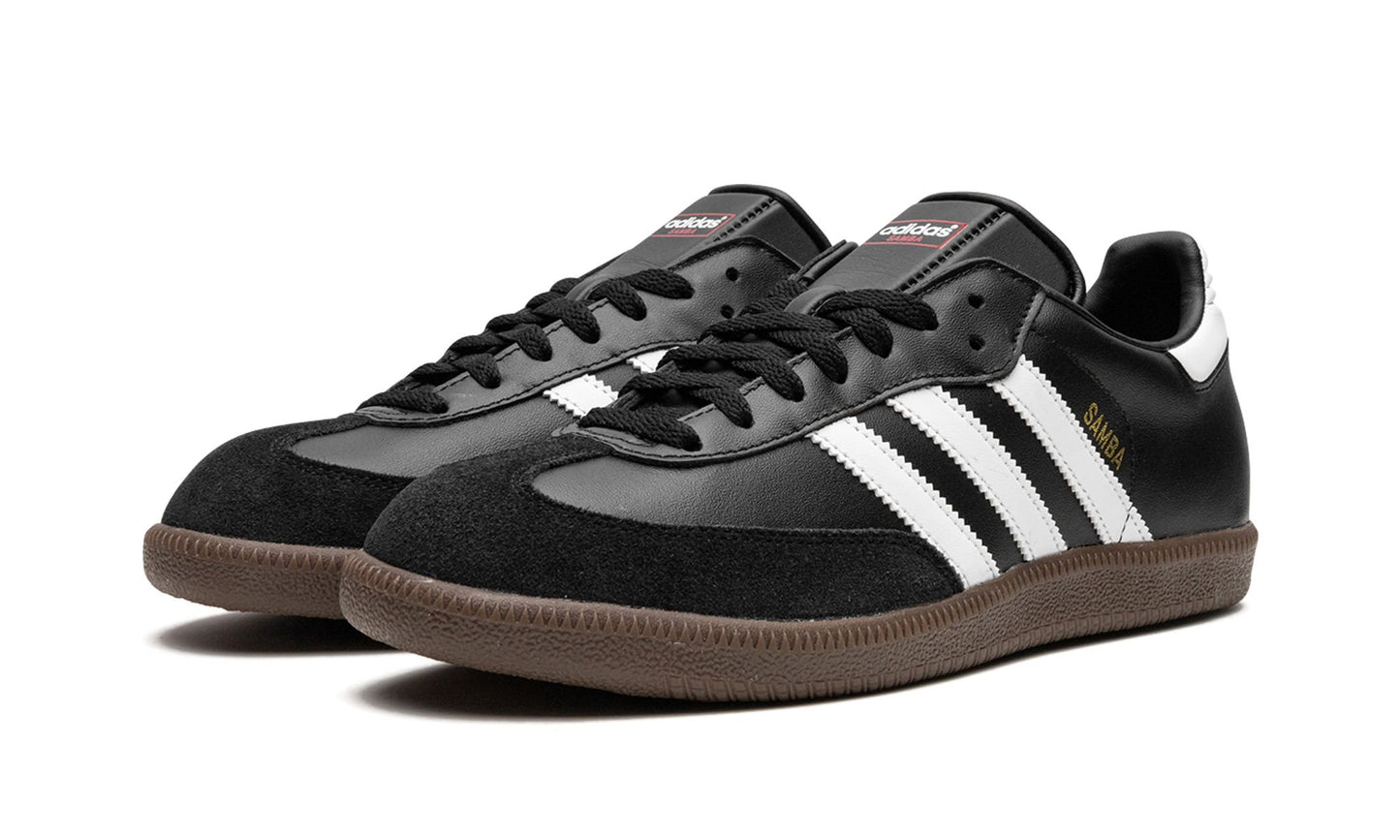 Samba Leather Black White